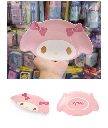 🇯🇵日本直送🇯🇵 My Melody 角色頭型陶瓷碟