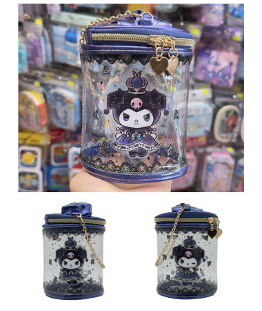 🇯🇵日本直送🇯🇵 Kuromi 生日慶典系列手挽透明化妝袋