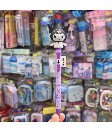 🇯🇵日本直送🇯🇵 Kuromi 黑色原子筆(頭仔同手會動😍)