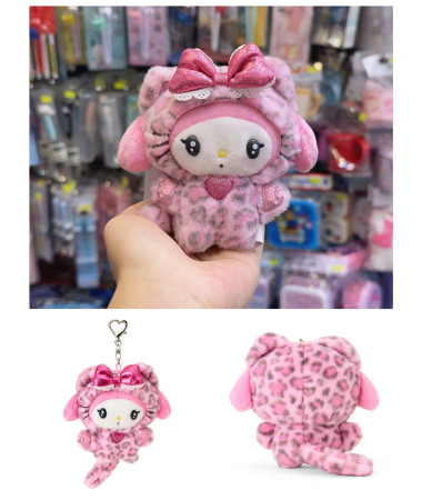 🇯🇵日本直送🇯🇵 My Melody 豹紋造型系列毛公仔匙扣