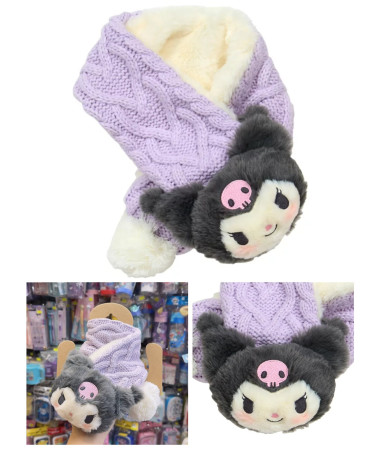 🇯🇵日本直送🇯🇵 Kuromi 立體公仔頸巾/蝴蝶巾