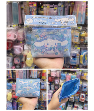 Cinnamoroll 玉桂狗拉鍊散銀包(內有鎖匙圈)