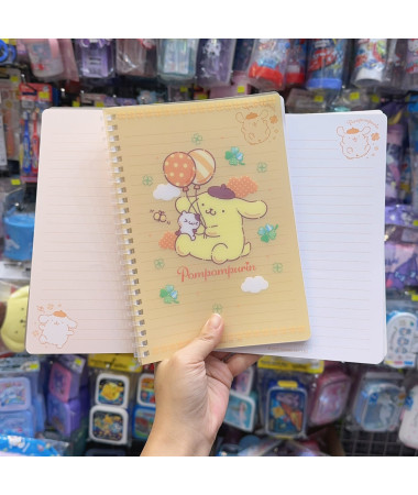 布甸狗單行簿(軟線圈不阻礙書寫)