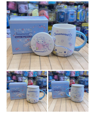Cinnamoroll 玉桂狗有耳陶瓷杯連蓋