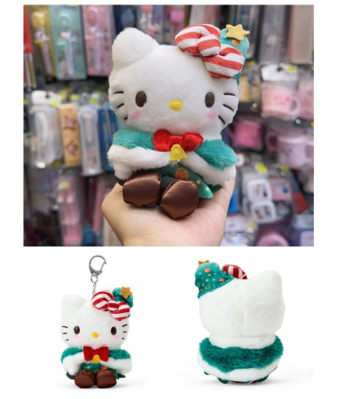 🇯🇵日本直送🇯🇵 Hello Kitty 聖誕系列毛公仔匙扣