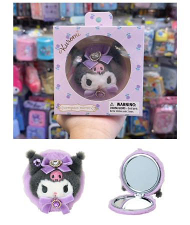 🇯🇵日本直送🇯🇵 Kuromi 公仔寶石造型摺鏡
