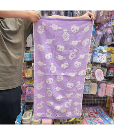 🇯🇵日本直送🇯🇵 Kuromi 全棉長毛巾/浴巾...