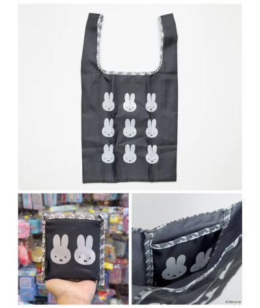 🇯🇵日本直送🇯🇵 Miffy 千鳥格紋可摺疊購物環保袋
