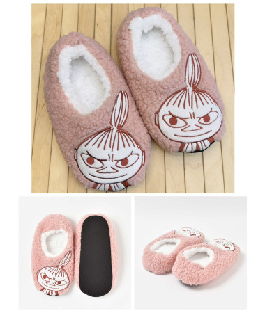 🇯🇵日本直送🇯🇵 Moomins 姆明亞美成人毛毛家居拖鞋