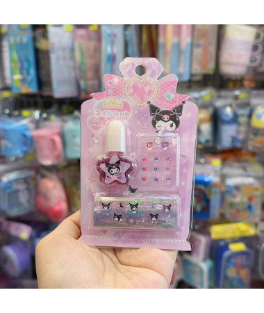 🇯🇵日本直送🇯🇵 Kuromi 兒童指甲油連貼紙套裝