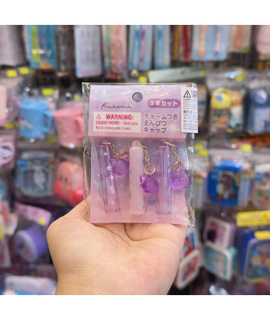 🇯🇵日本直送🇯🇵 Kuromi 公仔吊飾筆套(一包3個)