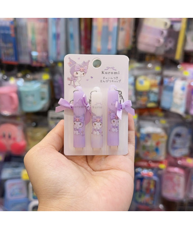 🇯🇵日本直送🇯🇵 Kuromi 蝴蝶結筆套(一包3個)
