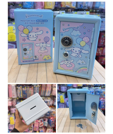 玉桂狗直身夾萬連密碼鎖及鎖匙/錢箱