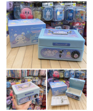 Cinnamoroll 玉桂狗夾萬連密碼鎖及鎖匙/錢箱