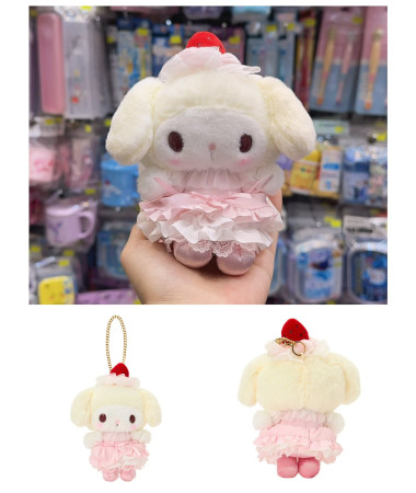 🇯🇵日本直送🇯🇵 My Melody 草莓蛋糕系列毛公仔匙扣