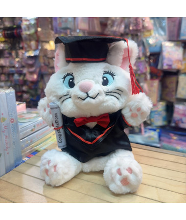 Disney Marie富貴貓畢業公仔 手偶