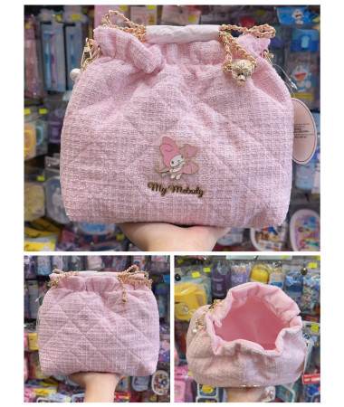 My Melody 小金球磁石扣斜孭袋