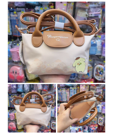 布甸狗手挽袋及附有可拆除斜孭帶