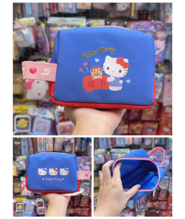Hello Kitty 化妝袋連手挽帶