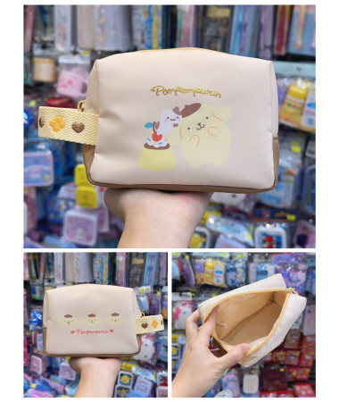 布甸狗化妝袋連手挽帶