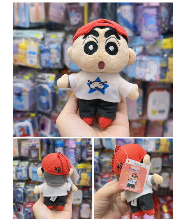 🇯🇵日本直送🇯🇵 蠟筆小新跳舞造型毛公仔匙扣