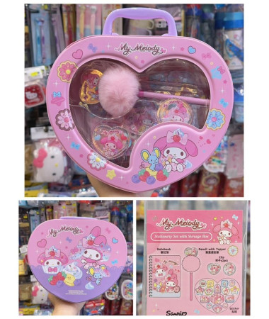 My Melody 心型手挽禮盒連文具套裝