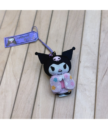 🇯🇵日本直送🇯🇵 Kuromi 和服造型電話繩匙扣/掛飾