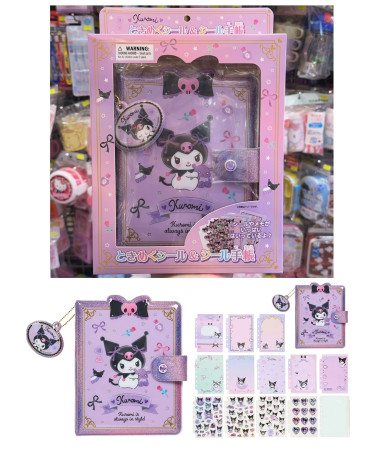 🇯🇵日本直送🇯🇵 Kuromi 多用途活頁貼紙收納簿