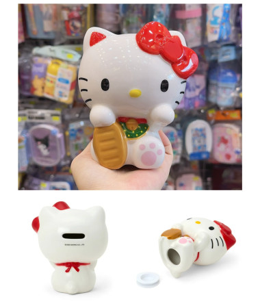 🇯🇵日本直送🇯🇵 Hello Kitty 招財貓造型錢罌擺設