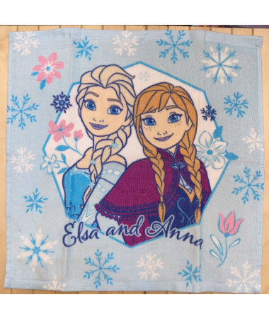 🇯🇵日本直送🇯🇵 Frozen Elsa Anna 方形毛巾