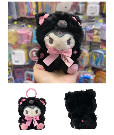 🇯🇵日本直送🇯🇵 Kuromi 黑熊系列毛公仔匙扣