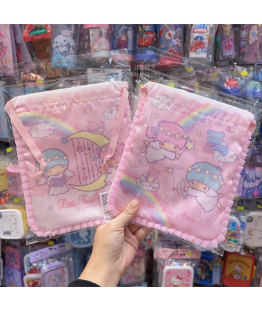 🇯🇵日本直送🇯🇵 Twin Stars 荷花邊索繩袋