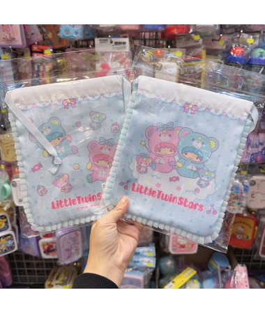 🇯🇵日本直送🇯🇵 Twin Stars 荷花邊索繩袋