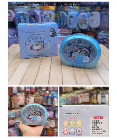 🇭🇰原裝行貨🇭🇰 Mofusand 鯊魚貓發光靜音鬧鐘