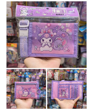 🇭🇰原裝行貨🇭🇰 Kuromi 銀包連掛頸帶