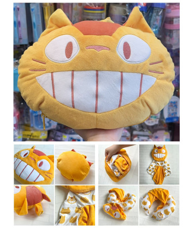 🇯🇵日本直送🇯🇵 龍貓貓巴士豆豆雙用U形頸枕攬枕...