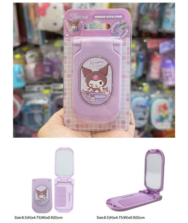 🇭🇰原裝行貨🇭🇰 Kuromi 鏡梳套裝