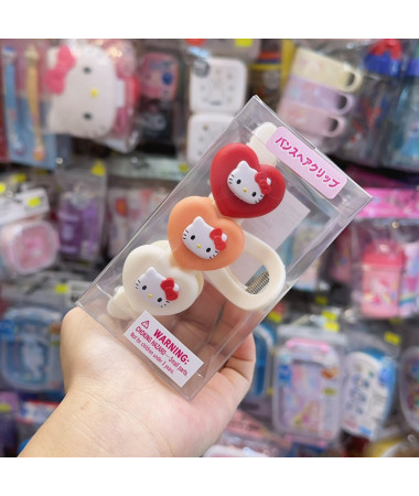 🇯🇵日本直送🇯🇵 Hello Kitty 心心鯊魚髮夾