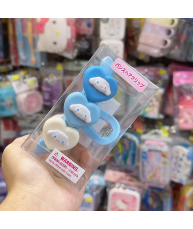 🇯🇵日本直送🇯🇵 Cinnamoroll 玉桂狗心心鯊魚髮夾