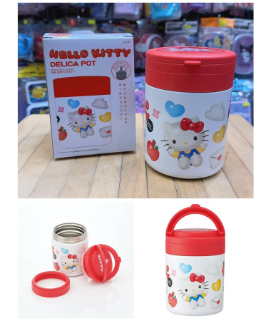 🇯🇵日本直送🇯🇵 Hello Kitty 超輕手挽保溫飯壺
