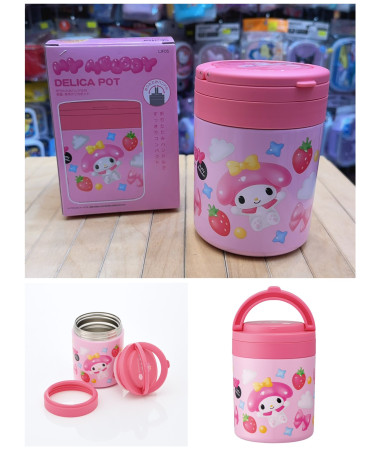 🇯🇵日本直送🇯🇵 My Melody 超輕手挽保溫飯壺