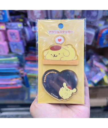🇯🇵日本直送🇯🇵 布甸狗亞加力立體貼紙/鏡貼
