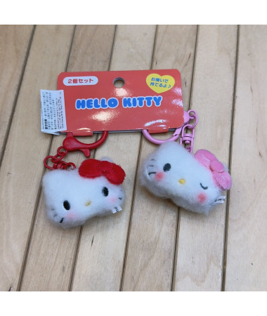 🇯🇵日本直送🇯🇵 Hello Kitty 對裝毛公仔匙扣