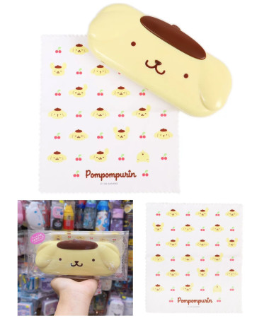 🇯🇵日本直送🇯🇵 布甸狗眼鏡盒連眼鏡布