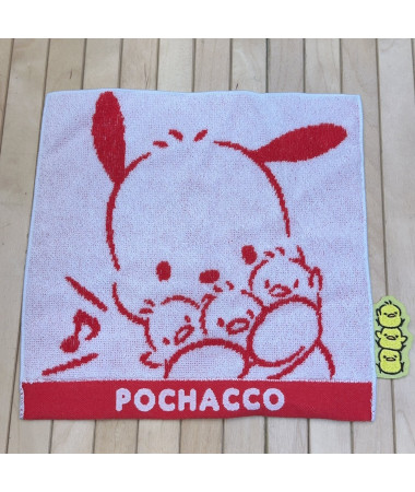 🇯🇵日本直送🇯🇵 PC 狗紅色格仔生日系列方形毛巾