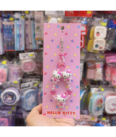 🇯🇵日本直送🇯🇵 Hello Kitty 立體公仔珠珠電話繩