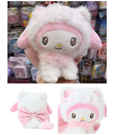 🇯🇵日本直送🇯🇵 My Melody 白色貓咪系列毛公仔