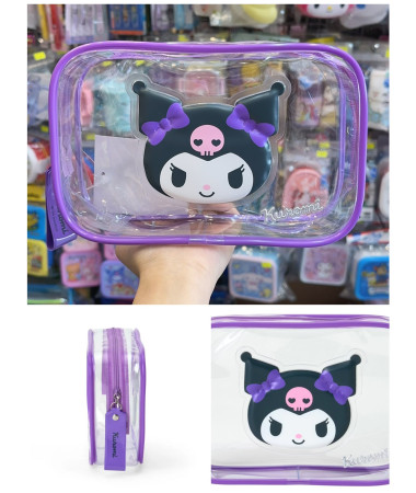 🇯🇵日本直送🇯🇵 Kuromi 防水透明化妝袋