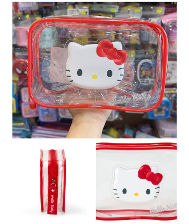 🇯🇵日本直送🇯🇵 Hello Kitty 防水透明化妝袋