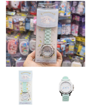 🇯🇵日本直送🇯🇵 Cinnamoroll 玉桂狗矽膠錶帶手錶